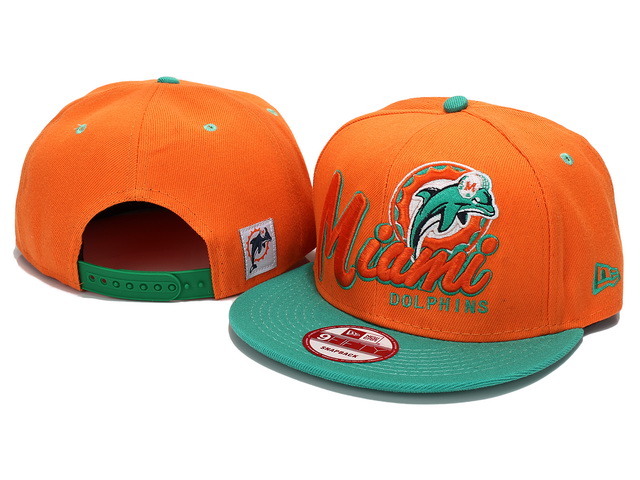 NFL Miami Dolphin Snapback Hat NU01